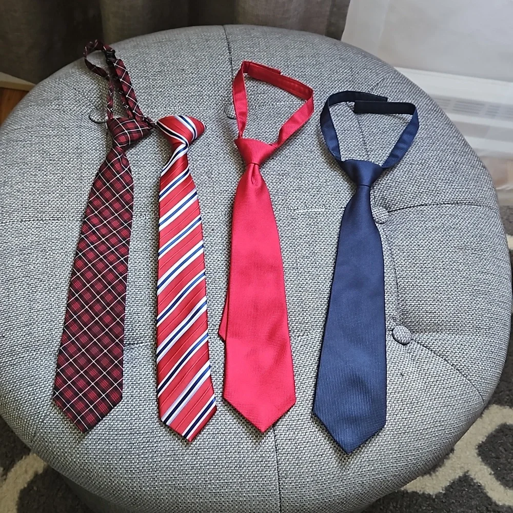 Little boys ties Bundle of 4